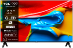 Televizor TCL QLED 32V4C, 80 cm, Smart Google TV, HD,