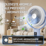 VENTILATOR CU PICIOR FRAM FSF-MAT24DC-BL - imagine 5