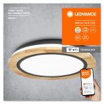 Plafoniera LED inteligenta Ledvance Smart+ WiFi ORBIS WOOD, 24W, 2950