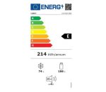 Combina frigorifica CANDY CCT3L517EW, Low Frost, 260 l, H 176 - imagine 3