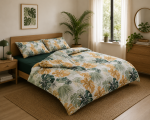 Lenjerie dubla,100%bumbac,4 piese, Mona - imagine 2