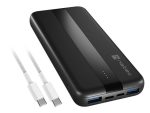 Baterie externa Natec, capacitate 10000 mAh, 3 porturi USB, baterie