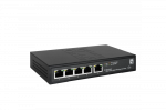 LevelOne GES-2105P Hilbert 5-Port Gigabit PoE Smart Lite Switch, 802.3at/af PoE,