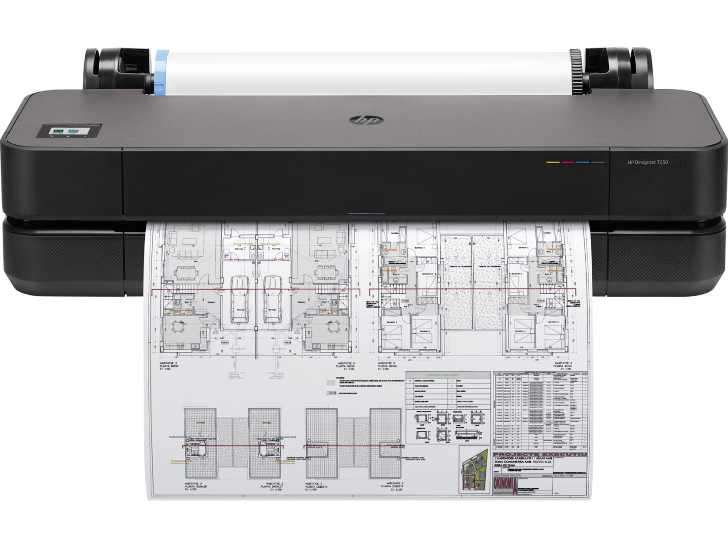overlay_ecbd2b453251c10d1c766cb18f4cca19.png Plotter HP DesignJet T250 24-in Printer , Dimensiune A1, 24 - imagine 1