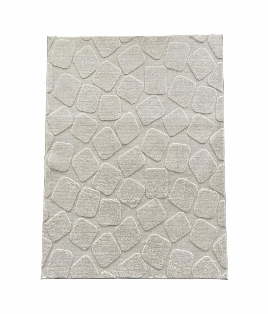 overlay_ece31dcc89296d57e0dfaeb63cf9bafb.jpg Covor, model in relief,Stone,120x160 Crem - imagine 1