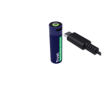 Baterii reincarcabile AA Trust, incarcate prin USB-C, putere intrare 1.2W, - imagine 2