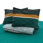 Lenjerie dubla 100% bumbac,4 piese, Deco - imagine 6
