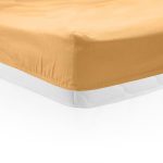 CEARCEAF PAT CU ELASTIC 160X200 CM GALBEN PAL - imagine 2