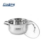 SEMIOALA INOX+CAPAC, 20 X 11.5 CM, 3.6 L, AMIRA, COOKING - imagine 2
