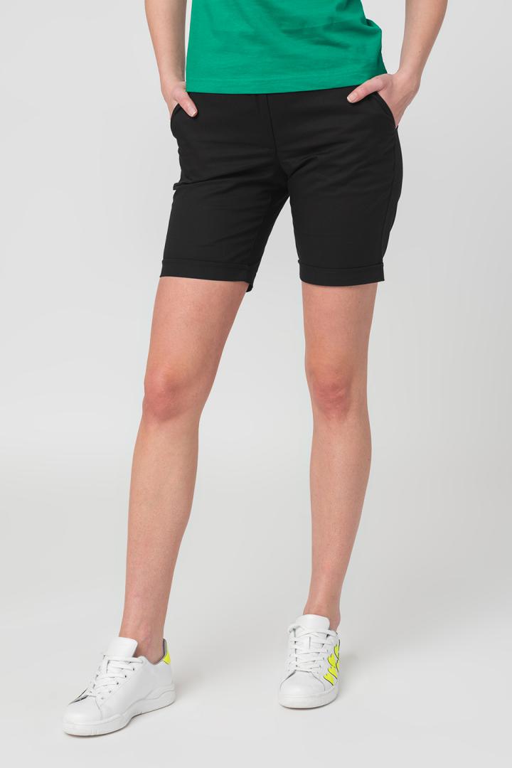 overlay_eefbda3a439bbaa7437928052bf3b805.jpg PANTALONI SCURT CASUAL FEMEI BLACK XS - imagine 1