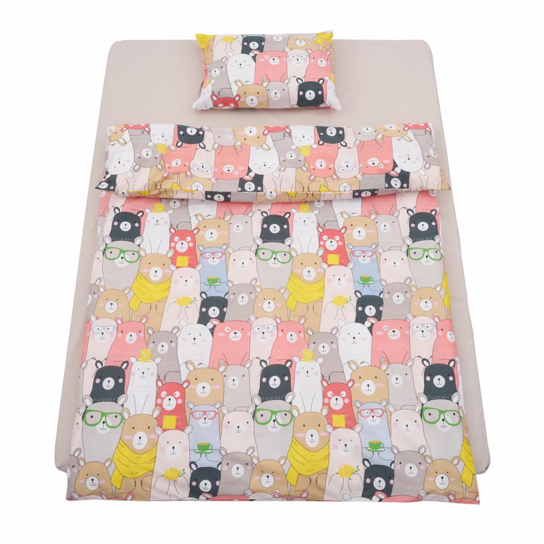 overlay_ef286e30fd9bb0b6a4fd67f334c4895b.jpg SET DE PAT SINGLE BUMBAC ANIMALS - imagine 1