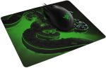 Mouse Gaming Razer Abysus Lite, Goliathus Mobile Construct Edition, negru - imagine 3