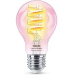 Bec LED RGB inteligent Philips Filament Bulb A60, Wi-Fi, E27, - imagine 2