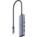 Hub USB CUDY 5-IN-1 USB Hub, USB-C, 5 porturi, HDMI, - imagine 2