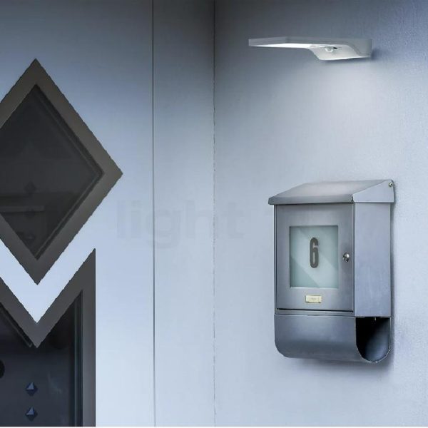 Aplica LED pentru exterior, solara cu baterie Li-ion, cu senzordemiscare