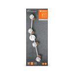 Spot LED cvadruplu ajustabil Ledvance DECOR CORK, 4xGU10, 4x3.4W, 920