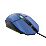 Mouse Trust GXT110W Felox cu fir 400 DPI, albastru - imagine 2