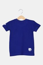 TRICOU  LOGO MULTICOLOR COPII  ROYAL BLUE-8 - imagine 2