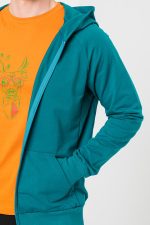 HANORAC COTON CASUAL BARBATI PETROL-XL - imagine 7