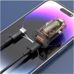 Incarcator auto BLUE Power BCC50 33W/3A 1xUSB-A & 1xUSB-C Black - imagine 3