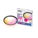 Plafoniera LED RGB WiZ SuperSlim, Wi-Fi, control vocal, 32W, 3750