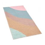 Covor printat, RAINBOW 70x140 cm, lavabil cu spate antialunecare, inaltime - imagine 3