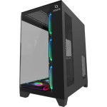 Carcasa AQIRYS Titan, RGB, Mid Tower, Black - imagine 2