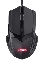 Mouse Trust Basics gaming cu fir, 4800 DPI, negru