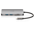 Hub USB DLINK DUB-M810, 8 porturi 3.0, gri - imagine 4