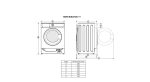Masina de spalat rufe incorporabila HEINNER HWM-BI814IVA+++, 8 Kg, 1400 - imagine 5