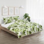Set de pat king size bumbac, 144 TC,Palm - imagine 5