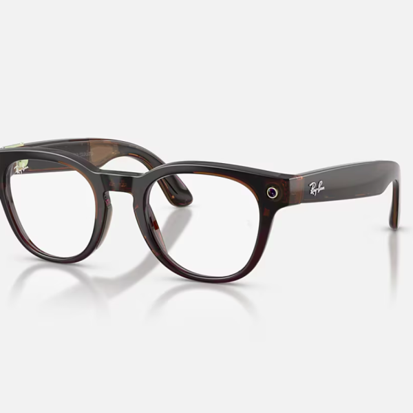 RAY-BAN META SCRIBER OPTICS GEN 2 Shiny Transparent Umber/ Demo