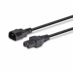Lindy Extensie Cablu Alimentare 2m C14 to C15 - imagine 2