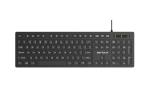 Tastatura Serioux cu fir, interfata USB, 104 taste, material ABS,