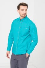 CAMASA CASUAL BARBATI TURQOISE XXL - imagine 4