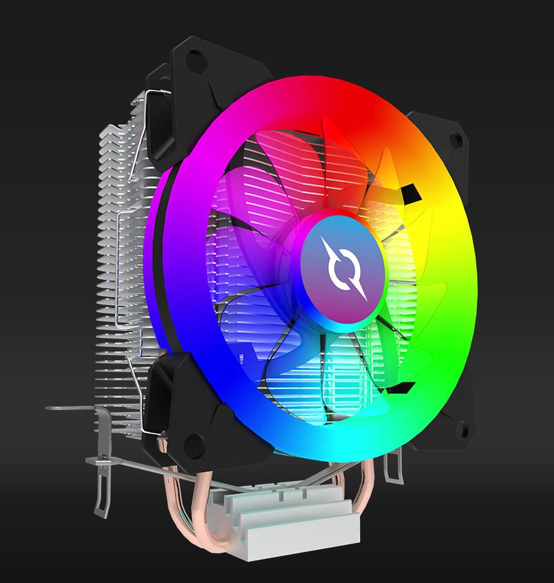 overlay_f4a4403625a76f9ff3cf9080204e7da9.jpg Cooler Procesor AQYRIS PUCK RGB PWM NEGRU - imagine 1