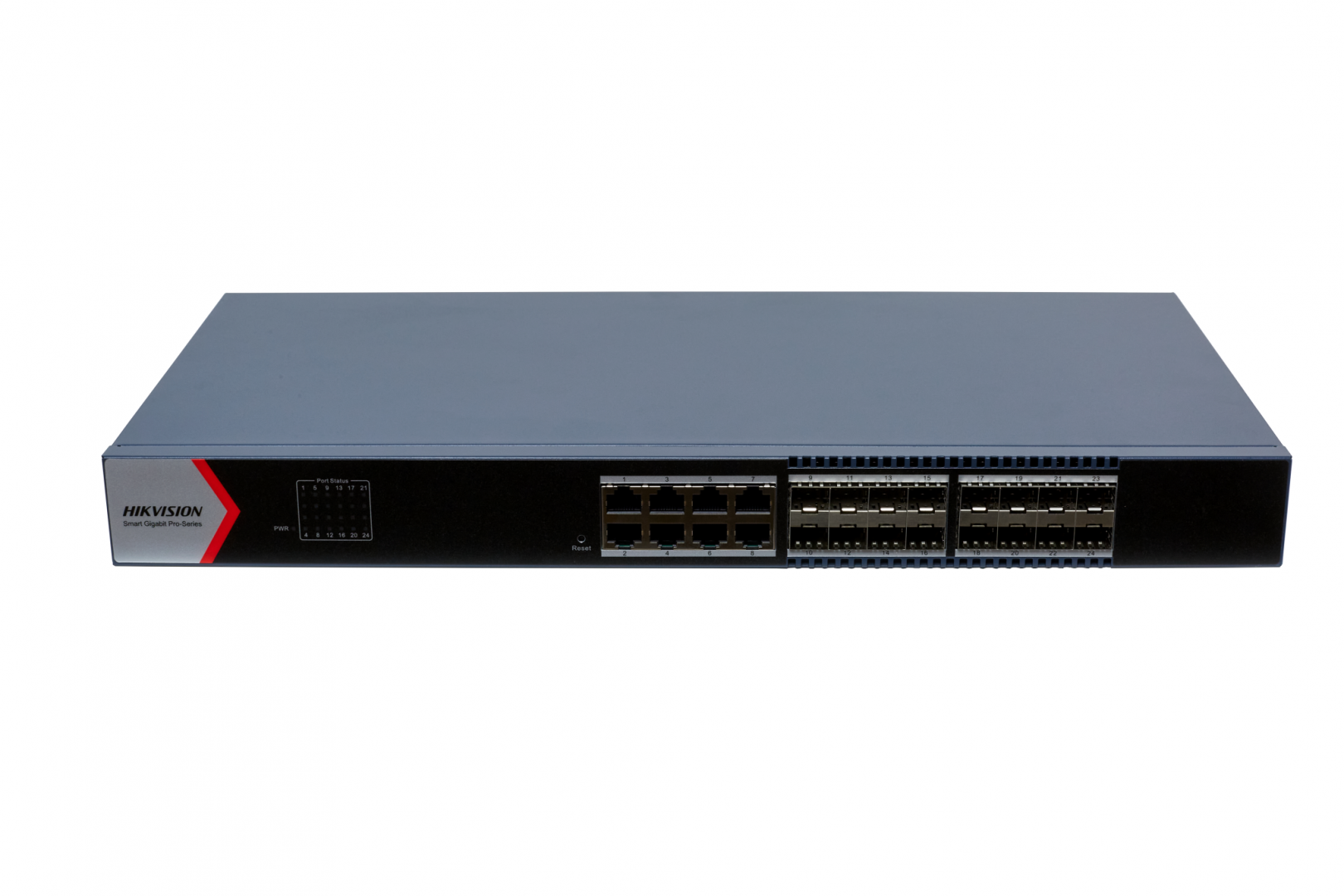 overlay_f51fe4cc582a0117220003ffd88ee6af.png 24 Port Aggregation Switch Hikvision DS-3E1524-SI-16F8T 8 x gigabit RJ45 - imagine 1