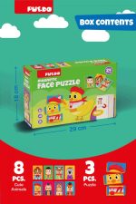 PUZZLE MAGNETIC DIN SPUMA EVA CU FEȚE, PUEDO - imagine 6