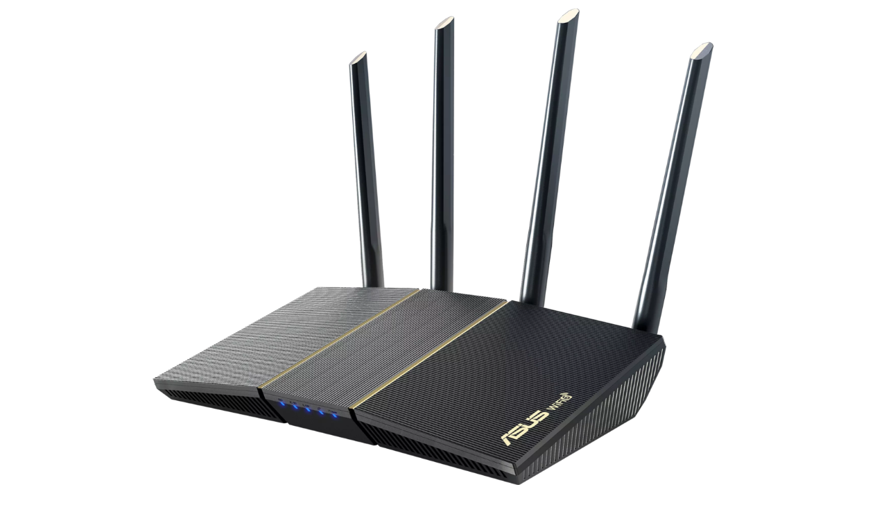 overlay_f56bbe9af00f8bfc5397db83e2da6557.png Asus Wireless Router RT-AX57, AX3000 2402 Mbps+ 574 Mbps, Dual-Band-2.4, - imagine 1