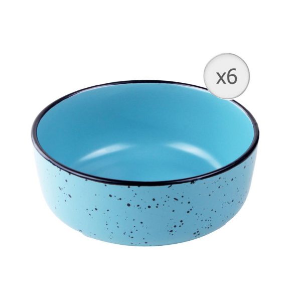 SET 6 BOLURI CEREALE CERAMICA 16 CM, ELECTRA, ART OF
