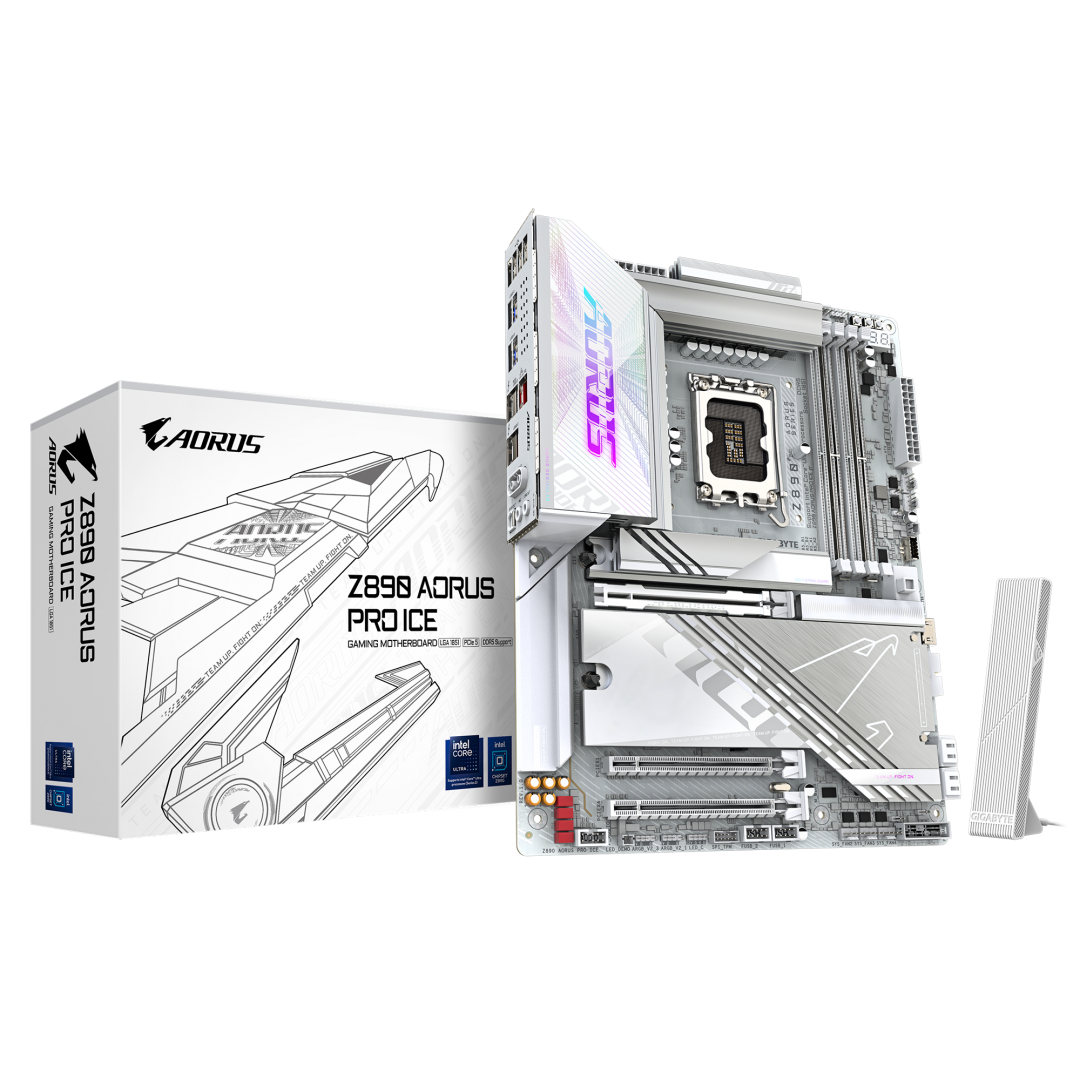 overlay_f5ebee2d06297b164357d66089f41018.png Placa de baza Gigabyte Z890 AORUS PRO ICE, Socket 1851, - imagine 1