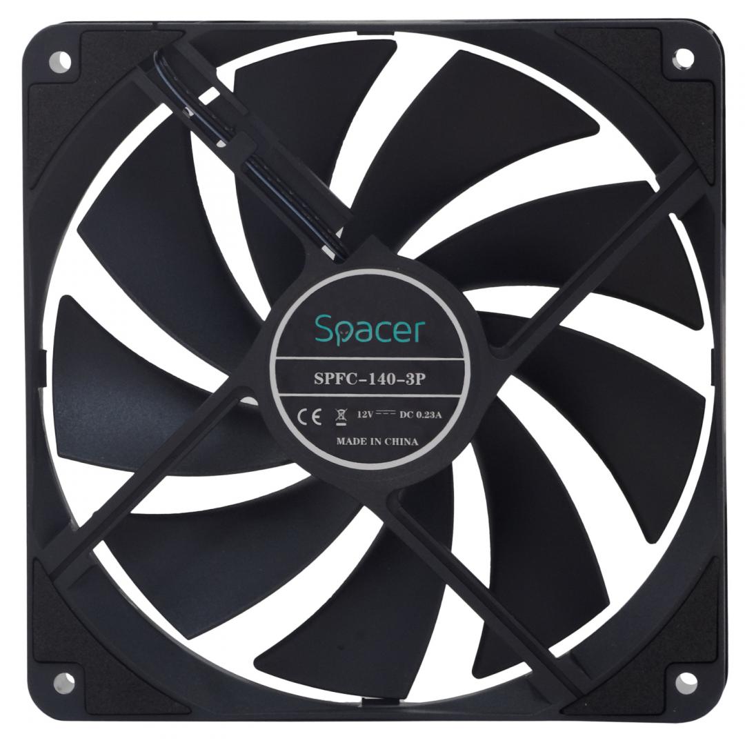 overlay_f611bc1389ed9e71400900a6ddded721.jpg Ventilator Spacer 140mm, 1400RPM, conector 3 pin, tip rulment hidraulic, - imagine 1