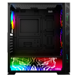 Carcasa nJoy Kona, Mid Tower NEGRU - imagine 6