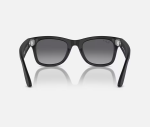 Ray-Ban Meta Wayfarer AI Glasses Matte Black/Polar Gradient Graphite (Large) - imagine 2