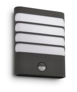 Aplica LED pentru exterior cu senzor de miscare Philips Raccoon,3W(30W), - imagine 3