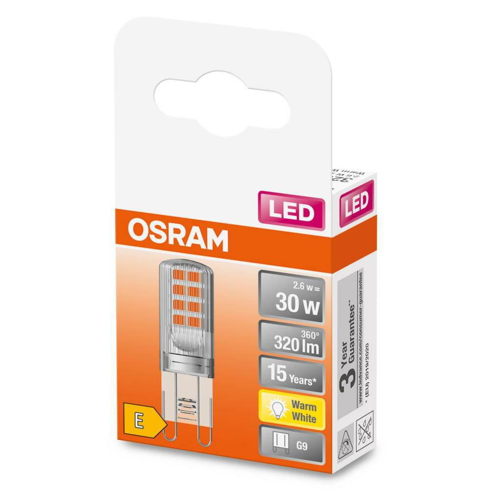overlay_f7b6412dbe1fa0238e8ef081cb375154.jpg Bec LED Osram PIN, G9, 2.6W (30W), 320 lm, lumina - imagine 1