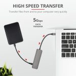 Hub USB Trust Halyx, 4 porturi USB 3.2, negru - imagine 4