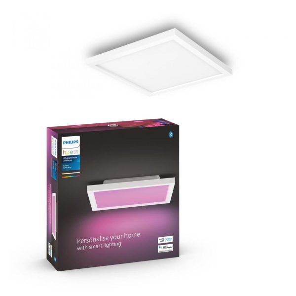 Panou inteligent LED RGB Philips Hue Surimu SQ, Bluetooth, 25W,