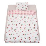 SET DE PAT SINGLE BUMBAC CHERRY