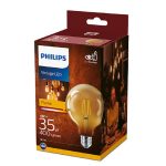 Bec LED vintage (decorativ) Philips Classic Gold Globe G93, EyeComfort - imagine 2